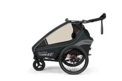 Qeridoo Kidgoo 2 Fahrradanhänger Limited Edition Sport Grey -Günstiges CYBEX || Britax || VOX Geschäft 002 kidgoo2sport le grey buggy rgb