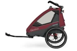Qeridoo Sportrex 2 Fahrradanhänger Cayenne Red 2023 Limitiertes Design -Günstiges CYBEX || Britax || VOX Geschäft 003 sportrex2 2023 cr trailer 2500px rgb