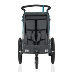 Qeridoo Qupa1 Blue Fahrradanhänger 360-Grad-Buggyrad Und Deichsel 2023 -Günstiges CYBEX || Britax || VOX Geschäft 004 qupa1 2023 blue frontopen
