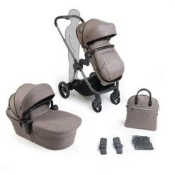 ICandy Lime Lifestyle Kinderwagen Taupe Multi Bundle Mit Zubehör