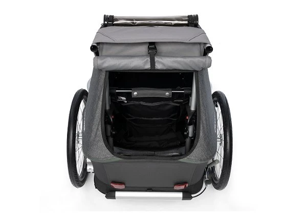 Croozer Kid Keeke 1 Mountain Grey 2in1 Fahrradanhänger & Buggy-Set 8 Croozer Kid Keeke 1 Mountain Grey 2in1 Fahrradanhänger & Buggy-Set – Bild 8