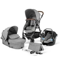 Kinderkraft MOOV 3in1 Kinderwagen Grey Melange Inkl. Babyschale, Adapter & Regenverdeck 10 Kinderkraft MOOV 3in1 Kinderwagen Grey Melange Inkl. Babyschale, Adapter & Regenverdeck -Günstiges CYBEX || Britax || VOX Geschäft 1