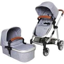 Osann K1 Kinderwagen Grey Melange Hochwertig, Robust Und Flexibel