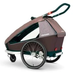 Croozer Kid Vaaya 1 Blossom Red 2in1 Fahrradanhänger & Buggy-Set 17 Croozer Kid Vaaya 1 Blossom Red 2in1 Fahrradanhänger & Buggy-Set -Günstiges CYBEX || Britax || VOX Geschäft 121001122 croozer kid vayaa 1 blossom red buggy seitlich
