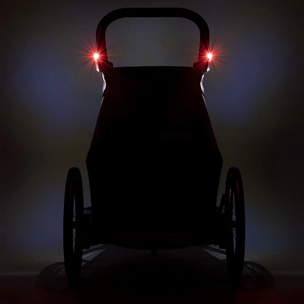 Croozer Kid Vaaya 1 Blossom Red 2in1 Fahrradanhänger & Buggy-Set 5 Croozer Kid Vaaya 1 Blossom Red 2in1 Fahrradanhänger & Buggy-Set – Bild 5