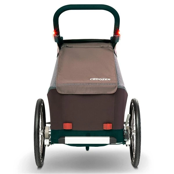 Croozer Kid Vaaya 1 Blossom Red 2in1 Fahrradanhänger & Buggy-Set 7 Croozer Kid Vaaya 1 Blossom Red 2in1 Fahrradanhänger & Buggy-Set – Bild 7