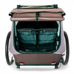 Croozer Kid Vaaya 2 Blossom Red 2in1 Fahrradanhänger & Buggy-Set -Günstiges CYBEX || Britax || VOX Geschäft 121001322 croozer kid vayaa 2 blossom red rueckansicht kofferraum