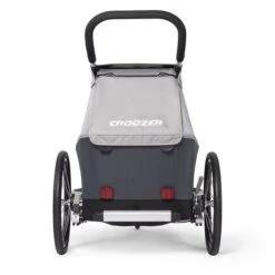 Croozer Kid Keeke 1 Stone Grey 2in1 Fahrradanhänger & Buggy-Set -Günstiges CYBEX || Britax || VOX Geschäft 121001520 croozer kid keeke 1 rueck stone grey 2020 web 1