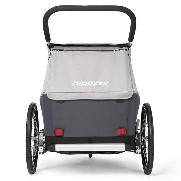Croozer Kid Keeke 2 Stone Grey 2in1 Fahrradanhänger & Buggy-Set – Bild 4