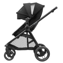 Maxi-Cosi Zelia3 Kinderwagen Set Essential Black Ab Geburt Bis Ca 4 Jahre Nutzbar -Günstiges CYBEX || Britax || VOX Geschäft 1210672111 2021 maxicosi stroller zelia3 essentialblack side adjustablecanopy 1