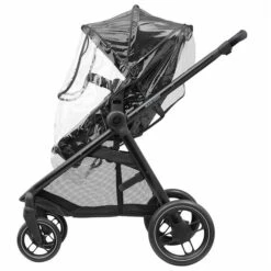Maxi-Cosi Zelia3 Kinderwagen Set Essential Black Ab Geburt Bis Ca 4 Jahre Nutzbar -Günstiges CYBEX || Britax || VOX Geschäft 1210672111 2021 maxicosi stroller zelia3 essentialblack side raincover 03 1