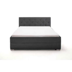 Meise Möbel Chicago Polsterbett Anthrazit 180 X 200 Cm Mit Chromfüßen -Günstiges CYBEX || Britax || VOX Geschäft 1911 20 fein