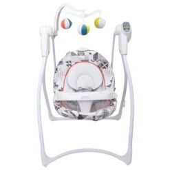 Graco Lovin Hug Schaukel Patchwork Grey 10 Musikvarianten Und 5 Naturgeräusche -Günstiges CYBEX || Britax || VOX Geschäft 1l998pwgeu graco emea lovinhug patchworkgrey front