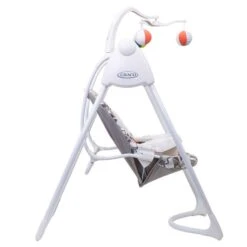 Graco Lovin Hug Schaukel Patchwork Grey 10 Musikvarianten Und 5 Naturgeräusche -Günstiges CYBEX || Britax || VOX Geschäft 1l998pwgeu graco emea lovinhug patchworkgrey profile