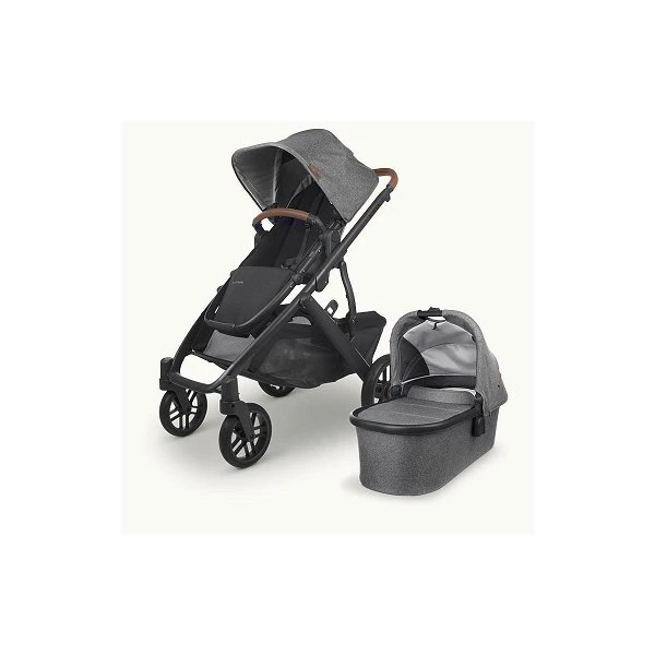 UPPAbaby Vista V2 Kinderwagen Greyson Charcoal Melange | Mit Babywanne 1 UPPAbaby Vista V2 Kinderwagen Greyson Charcoal Melange | Mit Babywanne