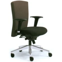 Rovo Fun 2075 S4 Drehstuhl Semianilin-Leder