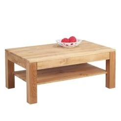 HomeTrends4You Couchtisch Björn Wildeiche Massiv Mit Schublade