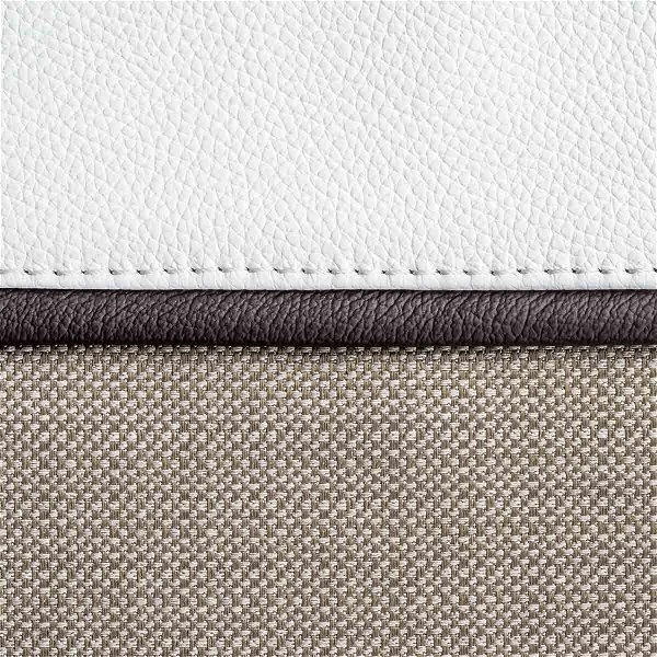 HESBA Condor Coupe Kinderwagen Außen 281 Innen 185 Teilleder - Räder Weiß 25 Cm, Griff Dunkelbrau 2 HESBA Condor Coupe Kinderwagen Außen 281 Innen 185 Teilleder - Räder Weiß 25 Cm, Griff Dunkelbrau – Bild 2