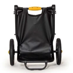 Burley Travoy Fahrradanhänger Und Einkaufstrolley Cool Grey Praktischer 2 In 1 Radanhänger -Günstiges CYBEX || Britax || VOX Geschäft 3 travoy black fold1