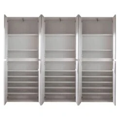 Trendteam Mirror Spiegelgarderobenschrank Weiß Melamin | 222 Cm -Günstiges CYBEX || Britax || VOX Geschäft 30504