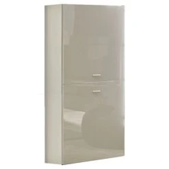 Now! No.14 By Hülsta Baukasten 8R 2 Türen 153,6x70x42 - Lack-seidengrau/Hochglanz-seidengrau