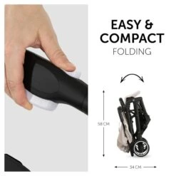 Hauck Travel N Care Buggy -Günstiges CYBEX || Britax || VOX Geschäft 4007923160152.pt03.travel n care beige