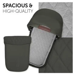 Hauck Walk N Care Carrycot Babywanne -Günstiges CYBEX || Britax || VOX Geschäft 4007923165447.pt04.walk n care carrycot dark olive