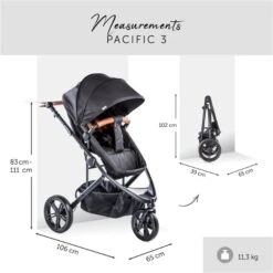 Hauck Pacific 3 Shop N Drive Kinderwagen Bundle -Günstiges CYBEX || Britax || VOX Geschäft 4007923309162.pt05.pacific 3 shop n drive caviar