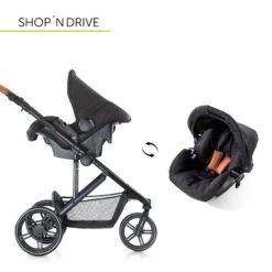 Hauck Pacific 3 Shop N Drive Kinderwagen Bundle -Günstiges CYBEX || Britax || VOX Geschäft 4007923309162.pt19.pacific 3 shop n drive caviar