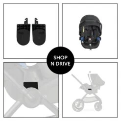 Hauck Walk N Care Hauck Autositzeadapter -Günstiges CYBEX || Britax || VOX Geschäft 4007923375853.pt01.hauck car seat adapter walk n care black 1