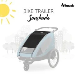 Hauck Bike Trailer Sunshade Sonnenschutz -Günstiges CYBEX || Britax || VOX Geschäft 4007923550366.pt01.bike trailer sunshade black