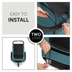 Hauck Bike Trailer Sunshade Sonnenschutz -Günstiges CYBEX || Britax || VOX Geschäft 4007923550366.pt03.bike trailer sunshade black