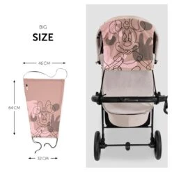 Hauck Sunshade Sonnensegel Minnie Mouse -Günstiges CYBEX || Britax || VOX Geschäft 4007923550717.pt04.sunshade minnie mouse rose