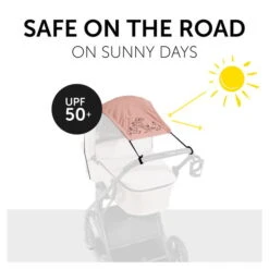 Hauck Sunshade Sonnensegel Bambi -Günstiges CYBEX || Britax || VOX Geschäft 4007923550731.pt03.sunshade bambi rose