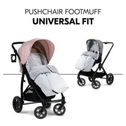 Hauck Pushchair Footmuff Winter Fußsack -Günstiges CYBEX || Britax || VOX Geschäft 4007923567128.pt02.pushchair footmuff winter grey