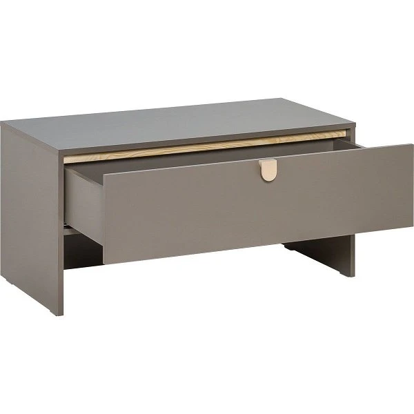 VOX Stige Kommode Mit Schublade & Rollenschublade Taupe / Pinie 2 VOX Stige Kommode Mit Schublade & Rollenschublade Taupe / Pinie – Bild 2