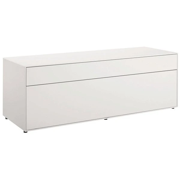 Now! By Hülsta Easy Wohnwand Lack-hellgrau 181x320x45 Mit Media-Lowboard - 5-teilig 3 Now! By Hülsta Easy Wohnwand Lack-hellgrau 181x320x45 Mit Media-Lowboard - 5-teilig – Bild 3