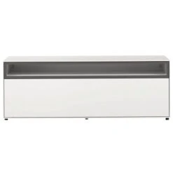 Now! By Hülsta Easy Wohnwand Lack-hellgrau 181x384x45 Mit Media-Lowboard - 9-teilig -Günstiges CYBEX || Britax || VOX Geschäft 43114 huelsta now easy 160113f2 gr 2