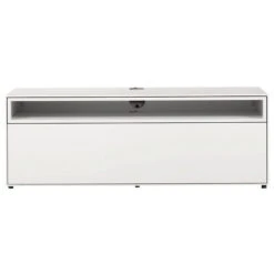 Now! By Hülsta Easy Wohnwand Lack-reinweiß 181x384x45 Mit Media-Lowboard - 9-teilig -Günstiges CYBEX || Britax || VOX Geschäft 43613 huelsta now easy 160229f2 gr 6