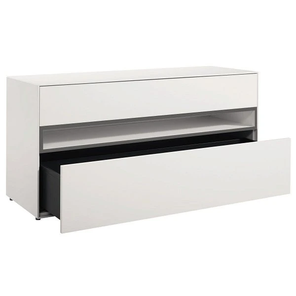 Now! By Hülsta Easy Wohnwand Hellgrau 204x320x44 6-teilig 3 Now! By Hülsta Easy Wohnwand Hellgrau 204x320x44 6-teilig – Bild 3