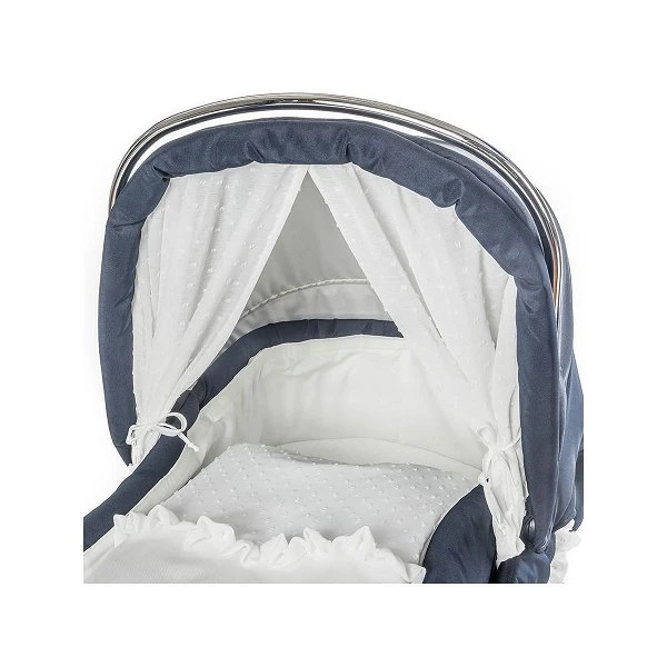 HESBA Corrado Kinderwagen 796/227 Teilleder Mit Schwenkbaren Vorderrädern Schwarz SW-SL 2/25 7 HESBA Corrado Kinderwagen 796/227 Teilleder Mit Schwenkbaren Vorderrädern Schwarz SW-SL 2/25 – Bild 7