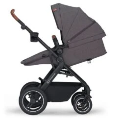 Kinderkraft B-TOUR 3in1 Kinderwagen Dark Grey Inkl. Autositz, Adapter, Fußsack, & Regenschutz -Günstiges CYBEX || Britax || VOX Geschäft 5902533918942 22