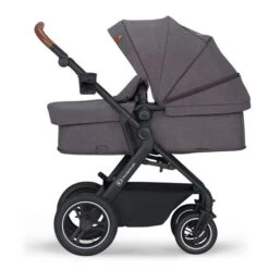 Kinderkraft B-TOUR 3in1 Kinderwagen Dark Grey Inkl. Autositz, Adapter, Fußsack, & Regenschutz -Günstiges CYBEX || Britax || VOX Geschäft 5902533918942 4
