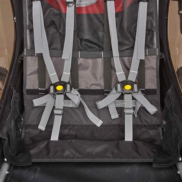 Burley Honey Bee Fahrradanhänger Rot 2-Sitzer Mit Buggy-Funktion 8 Burley Honey Bee Fahrradanhänger Rot 2-Sitzer Mit Buggy-Funktion – Bild 8