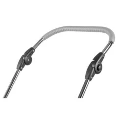 HESBA Condor Coupe Kinderwagen Außen 767 Innen 109 Räder Weiß 30 Cm, Ledergriff Grau -Günstiges CYBEX || Britax || VOX Geschäft 9507 leather push handle new 2018 grey