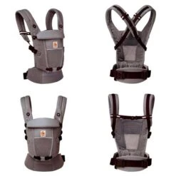 Ergobaby Adapt SoftFlex Mesh Graphite Grey Babytrage 5 Ergobaby Adapt SoftFlex Mesh Graphite Grey Babytrage -Günstiges CYBEX || Britax || VOX Geschäft adapt softflex baby carrier graphite grey all sites 2