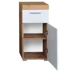 Trendteam Amanda Badmöbel 164x190x34 Cm 4-teilig Weiß / Asteiche -Günstiges CYBEX || Britax || VOX Geschäft amanda bd 1393 802 07 freisteller 2 2