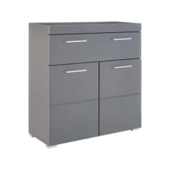 Trendteam Amanda Standschrank 73x79x31 Cm Agave Grau