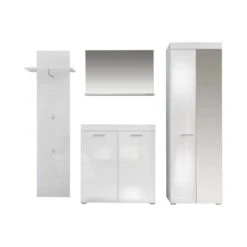 Trendteam Amanda Garderobe 4-teilig Weiß