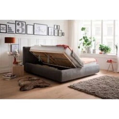 Meise Möbel Atesio Bett Anthrazit Mit Bettkasten Und Federholzrahmen 180 X 200 Cm -Günstiges CYBEX || Britax || VOX Geschäft atesio anthrazit bk detail 11689 19 fein 2